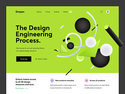 Droper Web Header