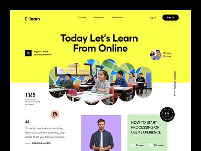 E-learning Website