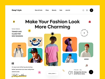 Fashion Website about us branding fashion fashion website fashionweb header hero section home page landing testimonial uiux design web design web header web page web site webpage website