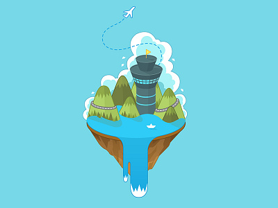 Tower sticker ai tower vector