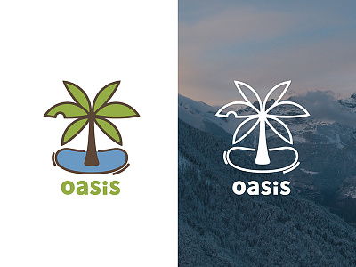 Oasis Logo icon logo oasis tree ui