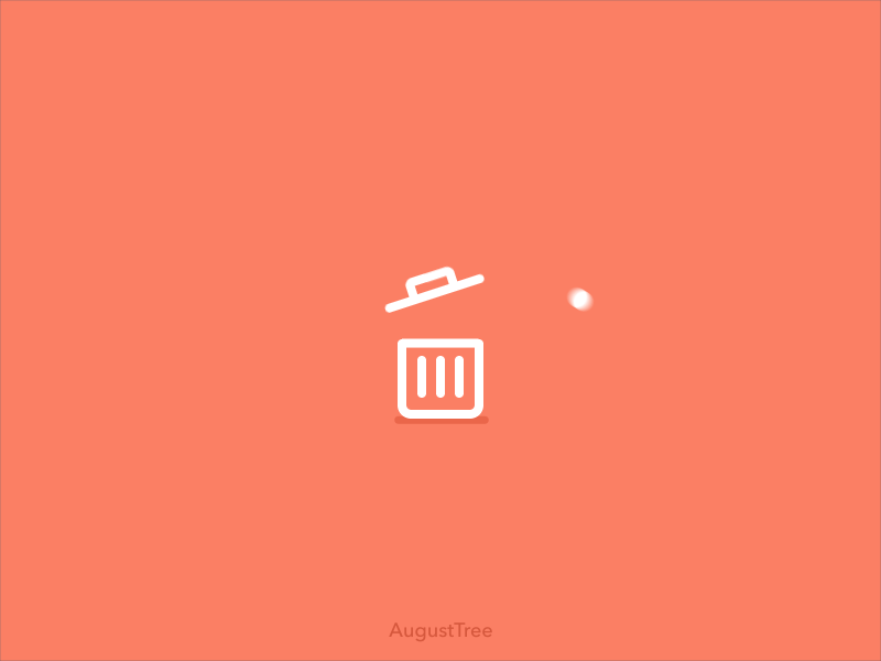 garbage can animation ae animation garbage can icon mg motion