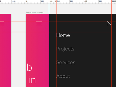 Project preview! design menu mobile responsive sketch sketchapp ui ux web website wip