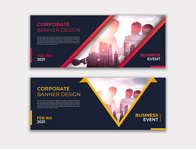 Corporate and digital business marketing facebook cover branding design illustration typography ui ux vector web