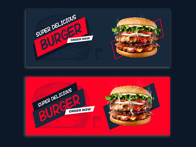 Restaurant facebook cover template