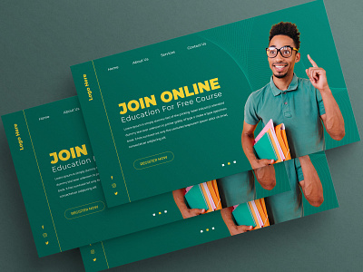 Online class study & Lean landing page website ui design class website education website join online ui online class online education online website