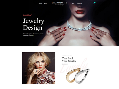 jewellery ecommerce website website jewelry