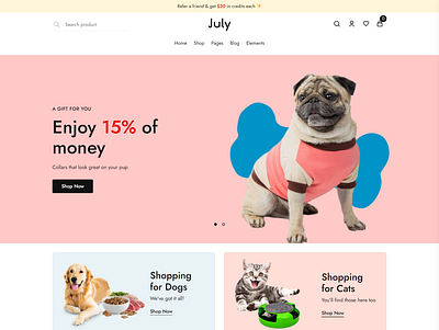 Dog food ecommerce wesite animal food animal lovers dog dog food dog food website dog lovers ecommerce website elementor foods woocommerce wordpress