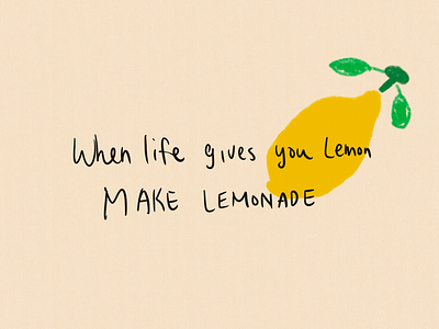 Lemonade illustration lemon lemonade