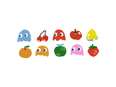 PAC MAN artwork doodle illustration pac man イラスト イラストレーター イラスト初心者 イラスト日記 イラスト練習中 刮刮樂 插畫 일러스트