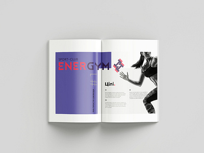 EnerGym Sport Club Promo app branding design graphic design icon illustrator minimal typography ux website