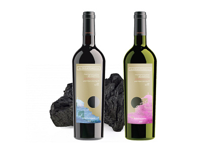 Wine label development for Aleksandreuli