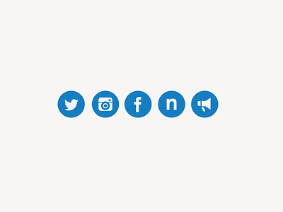 Social icons - Filled. facebook icon iconography icons instagram newsdesk share shoutout social twitter