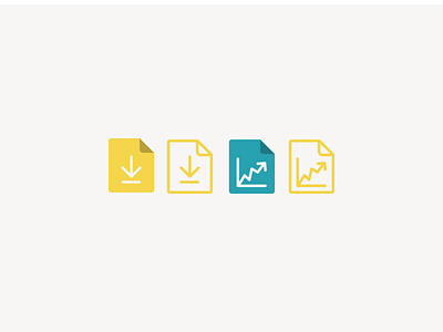 Document icons. button circle design document download filled flat graphic icon iconography outline sketch