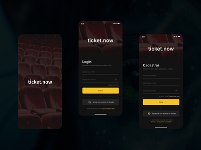 ticket.now app design