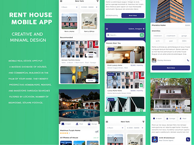 Rent house mobile App design