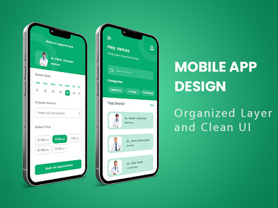 Doctor Mobile App Design
