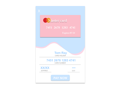 Daily UI 002 - Credit card checkout figma uiux design