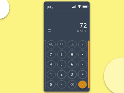 Daily UI 003 - Calculator ui daily 003 ui ux mobile design