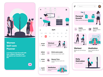 Self-care planner App