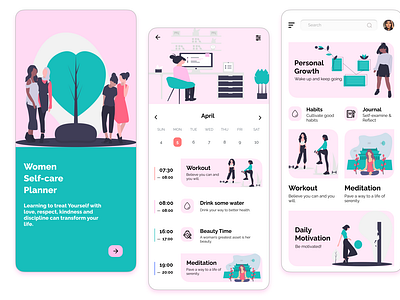 Self-care planner App
