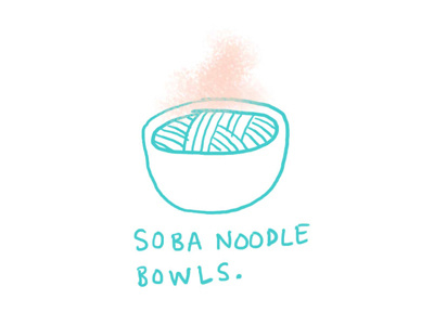 Soba noodles