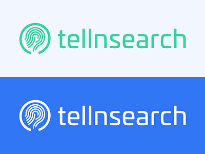 Tellnsearch logo brand design illustration logo