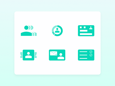 Iconset Part 1 [Tellnsearch Predictive Hiring platform] app dashboard design icon design icons illustration ui ux vector web