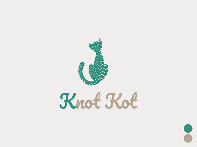 Knot Kot Logo branding дизайн