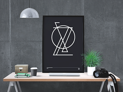 Deco Poster Design bold clean illustration minimal modern poster print product typography