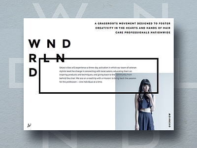 WNDRLND Sponsorship Deck branding brochure flyer identity layout minimal print type typography