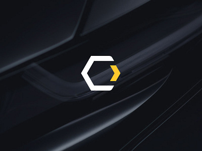 Cardian Shield Logo Mark atlanta automobile branding cars identity logo logo design logotype mark type typography yellow
