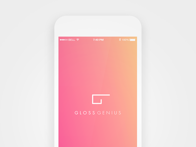 Beauty Tech Client Logo Design beauty branding clean color logo minimal mobile app startup ui ux