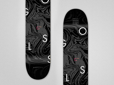Latest Skate Deck Design branding design marble skate deck skateboard skateboard art skateboard deck texture typography