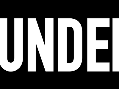 Underground Atlanta Logo Type atlanta branding identity lifestyle logo logo mark minimal real estate typography urban design