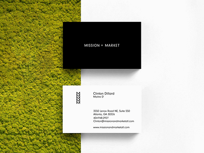 Mission + Market Business Cards