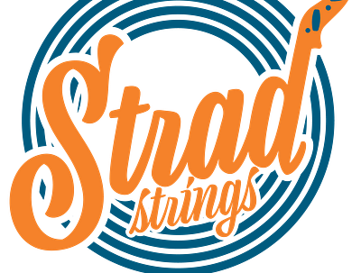 Branding for Youth String Quartet bold design illustration logo music music education typography