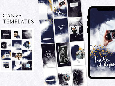 Celestial / Canva templates