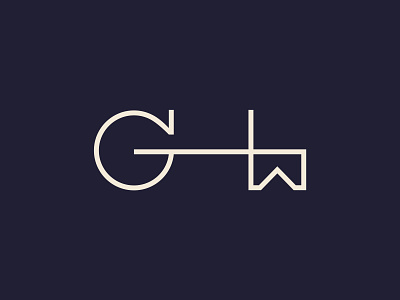 G + H + Key branding design graphic design logo vector