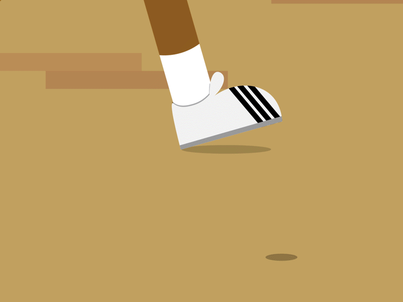 Animated slam dunk 2d animation after effects animation basketball fake 3d illustration illustrator slam dunk