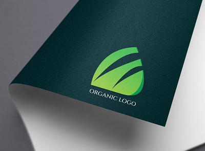 Organic Logo -Leaf Logo -Logo Design - Modern Logo Design flat green herbal illustration logo logo design logo designer logo inspiration logo love logocreator logomaker logotype minimal minimalist mockup organic