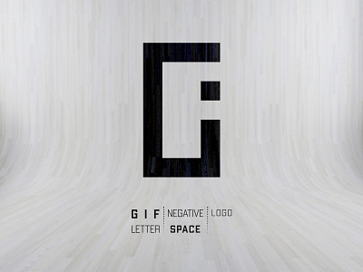 G-I-F LETTER NEGATIVE SPACE LOGO