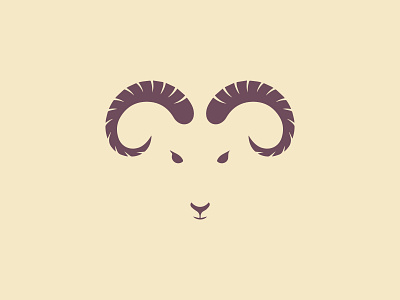 SHEEP FACE minimal logo