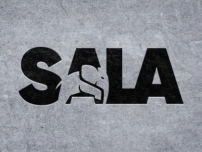 SALA logo | Brand Identity | Negative Space logo animal boxing branding clean design elephant flat graphic design grunge illustration logo logo inspiration logomark masculine minimal muay muay thai negative space strong vector