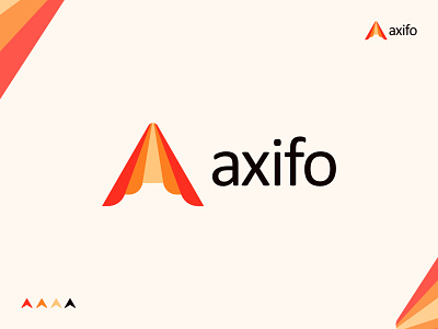 Axifo - Marketing Agency logo a a lettermark abstract agency branding concept creatibe design graphic design icon lettermark logo logo design logo designer logo inspiration logocreator logomaker minimal orange starup