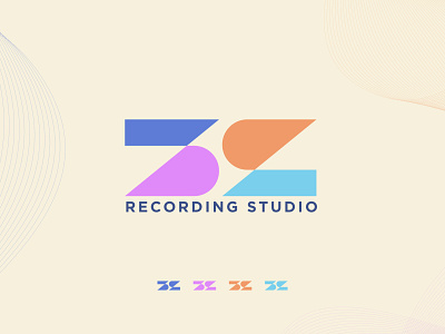 3E Recording Studio 32 branding creative geomatric innitial logo logo design logo designer logo inspiration logomark minimal music negative space recording studio shapes sound unique wordmar