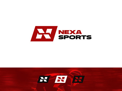 Nexa Sports apparel athletes bold branding dynamic graphic design lettermark logo logo design logo inspiration logomark longevity male minimal n red speed sports strong stylish