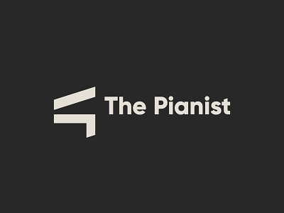 The Pianist abstract app app icon branding concept creative identity keypoard logo logo design logo inspiration logotype minimal monogram music notes pianist piano sound