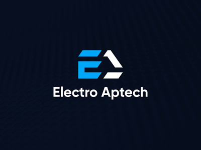 Electro Aptech abstract agency branding concept corporate dynamic ea electronic growth idea initial letter it solutions lettermark logo logo inspiration logomark minimal rebrand startup tech