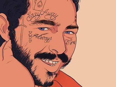 Post Malone illustration